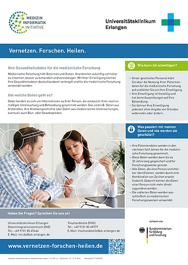 Für vollständige Größe bitte anklicken Patientenposter der Medizininformatik-Initiative